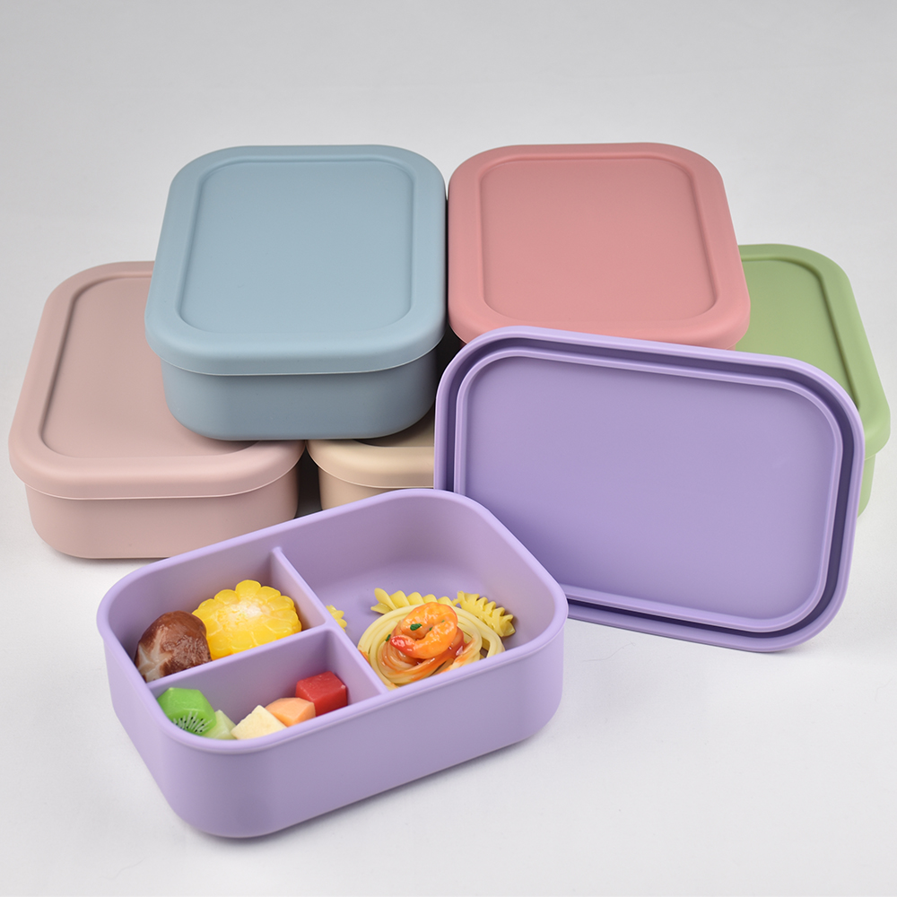 Baby Food Hero - 3-Compartment Food Grade Silicone Bento Lunch