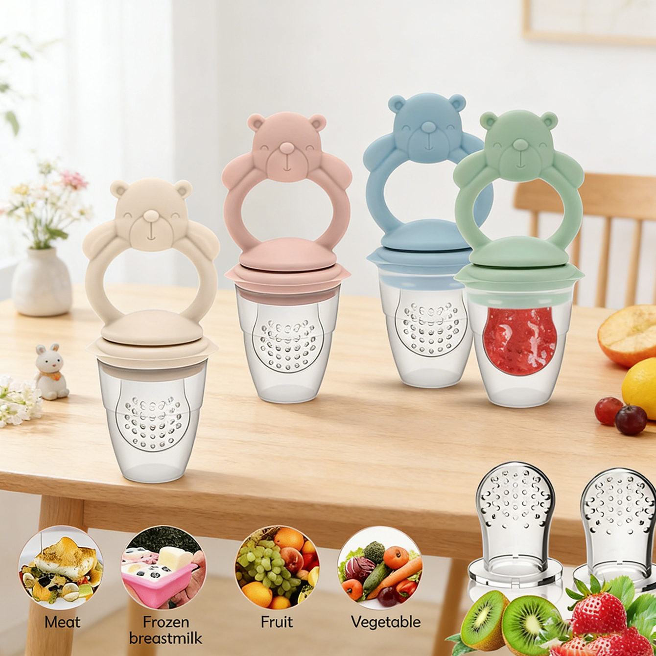 Baby Food Feeder - Baby Fruit & Food Feeder Pacifier,