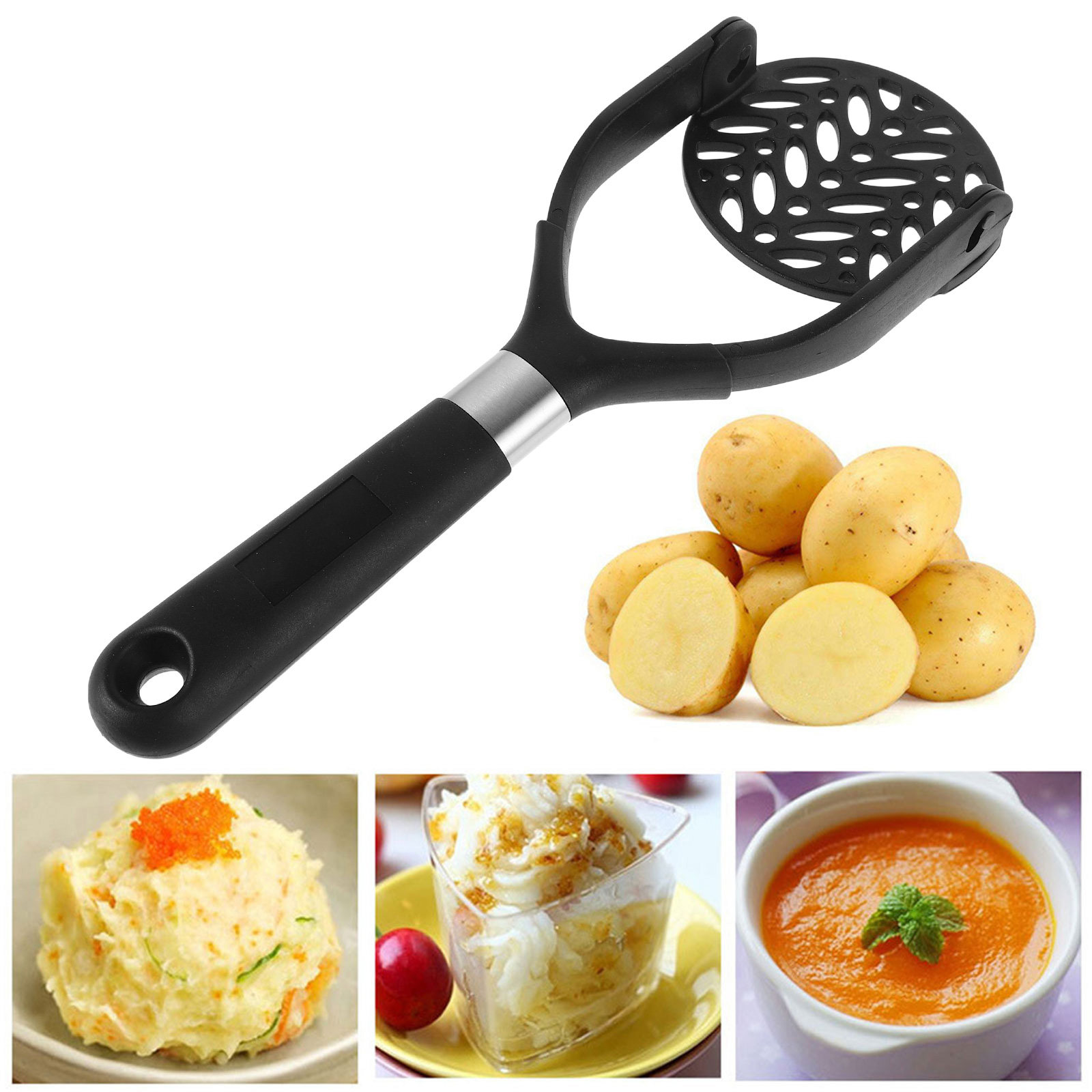 Baby Food With Avocado - Foldable Vegetable Masher Nylon Potato Masher