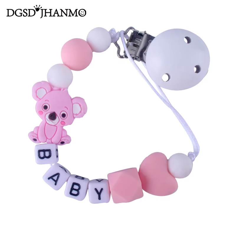 Baby Food Teether - Free Personalized Name Baby Pacifier Chains