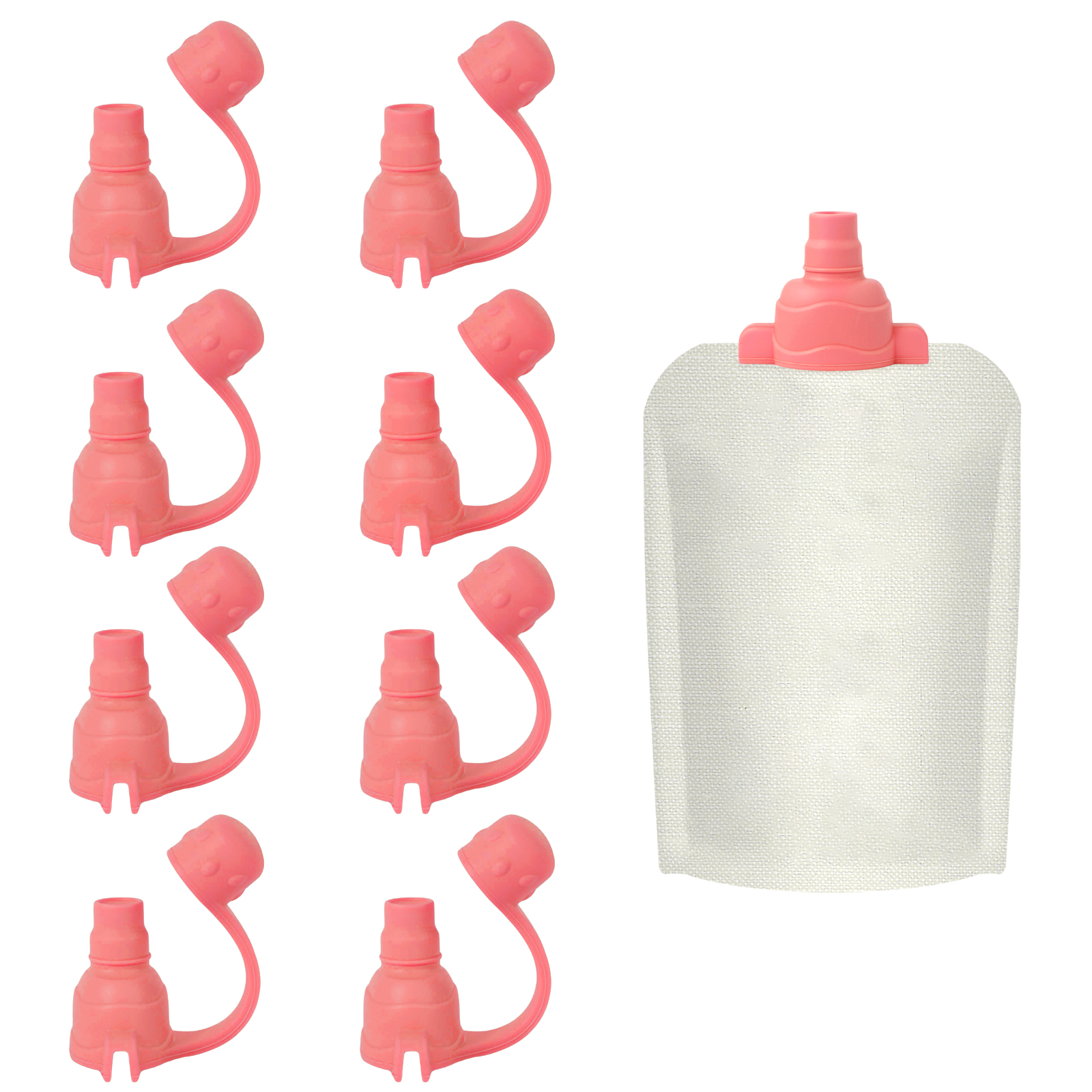Baby Food Pouches - 8Pcs Baby Food Pouches No Spill
