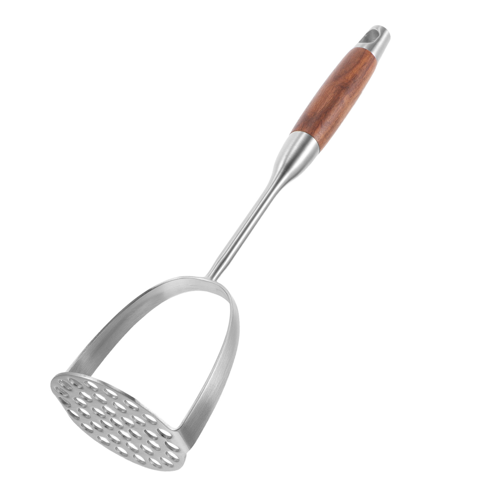 Baby Food With Avocado - Stainless Steel Potato Masher with Wood