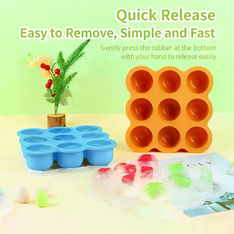 Puree Baby Food - Silicone Baby Food Freezer Tray Airtight