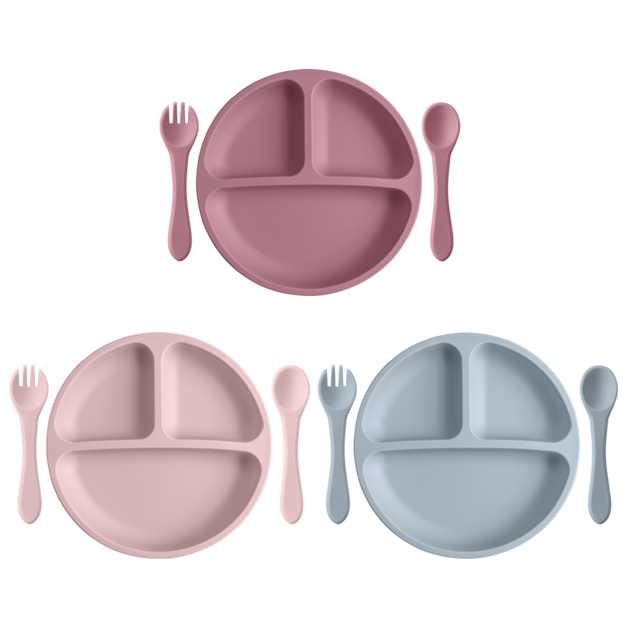 Baby Food Feeder - 3PCS Children's Tableware Set Baby Eating
