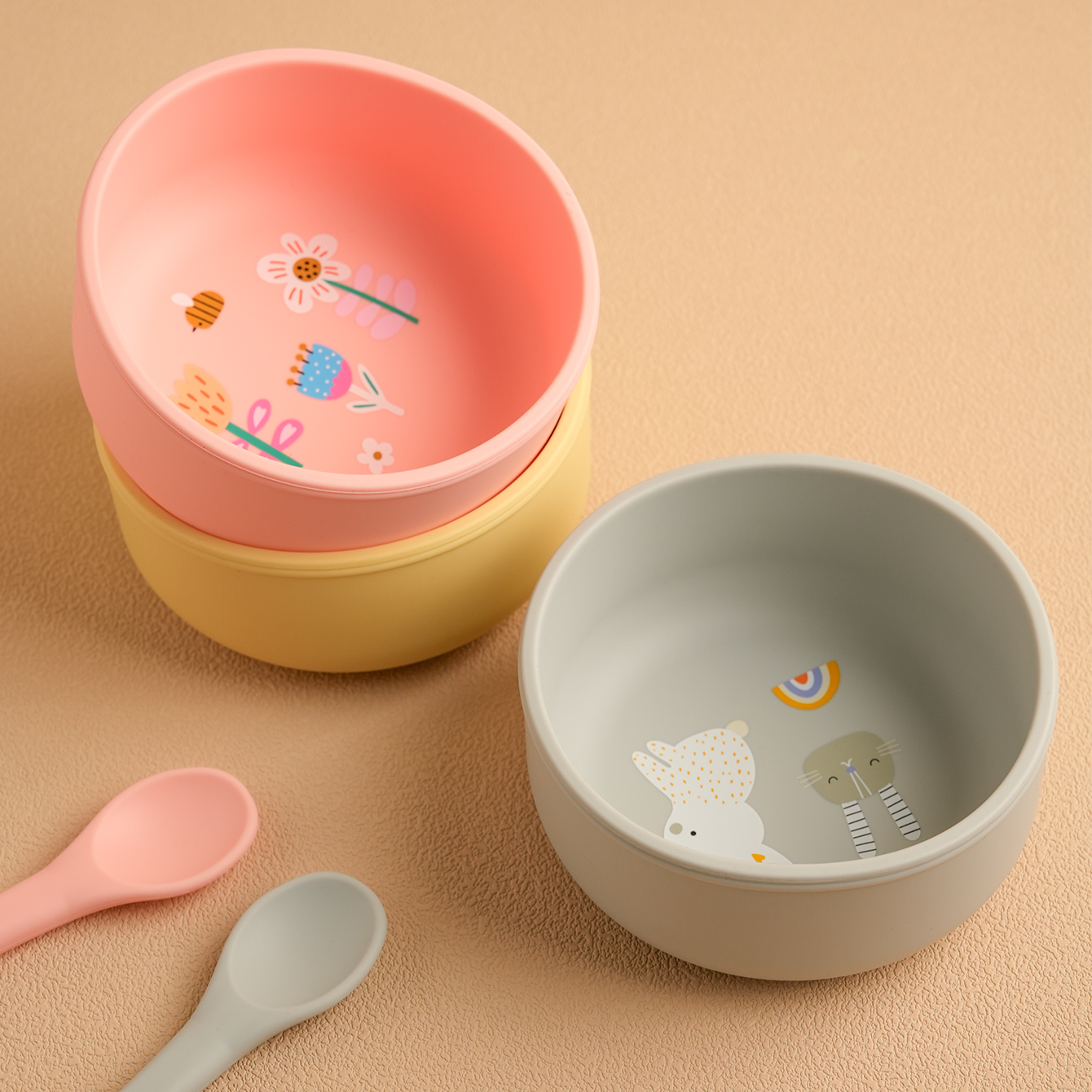 Baby Food Hero - 1PCS Baby Weaning Bowl Silicone Cartoon