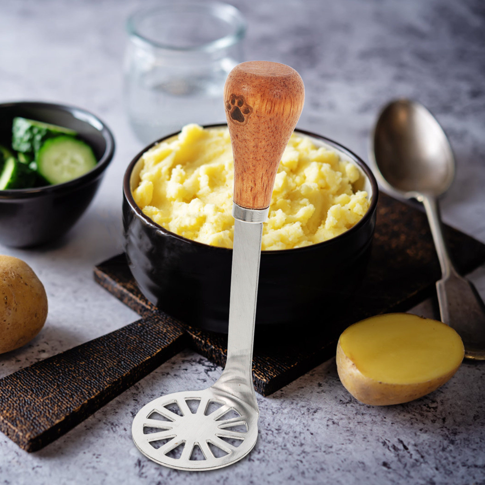 Potato Masher Stainless Steel  - Baby Food With Avocado 评论和价格