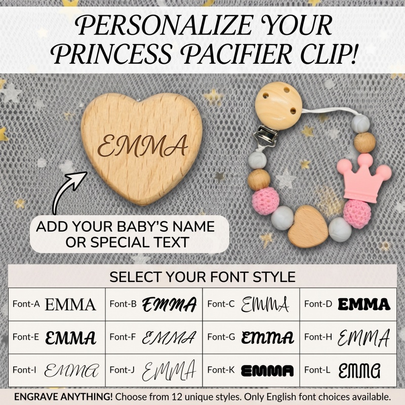 Personalized Baby Pacifier Cli - Baby Food Teether 评论和价格