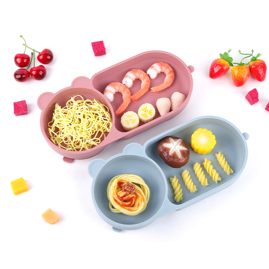 Baby Silicone Suction Cup Bowl - Baby Food Feeder 评论和价格