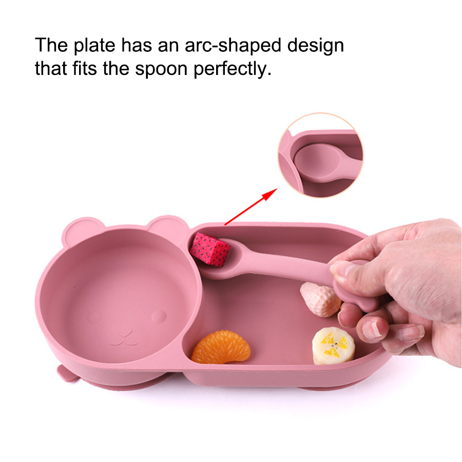 Baby Silicone Suction Cup Bowl - Baby Food Feeder 评论和价格
