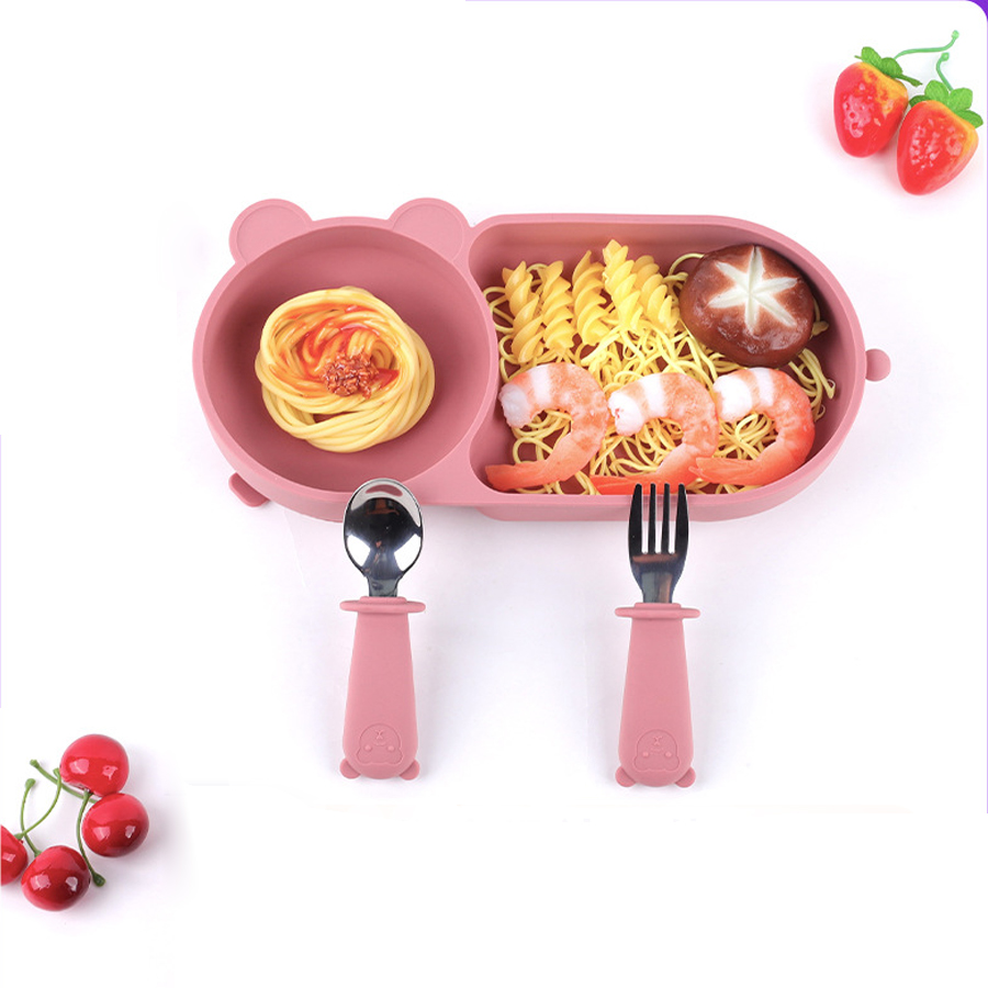 Baby Silicone Suction Cup Bowl - Baby Food Feeder 评论和价格