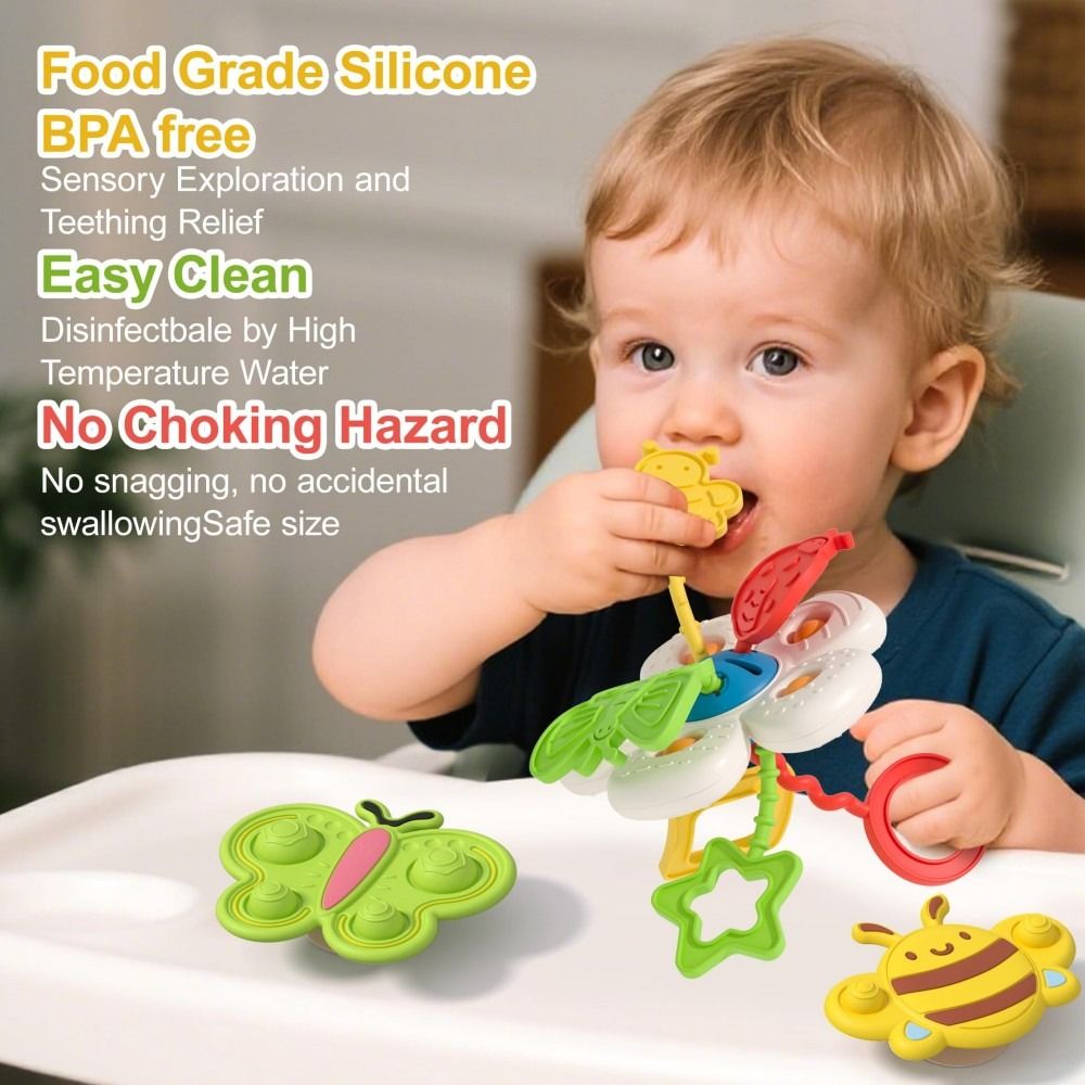 Food Grade Baby Sensory Toys S - Baby Food Year Old 评论和价格