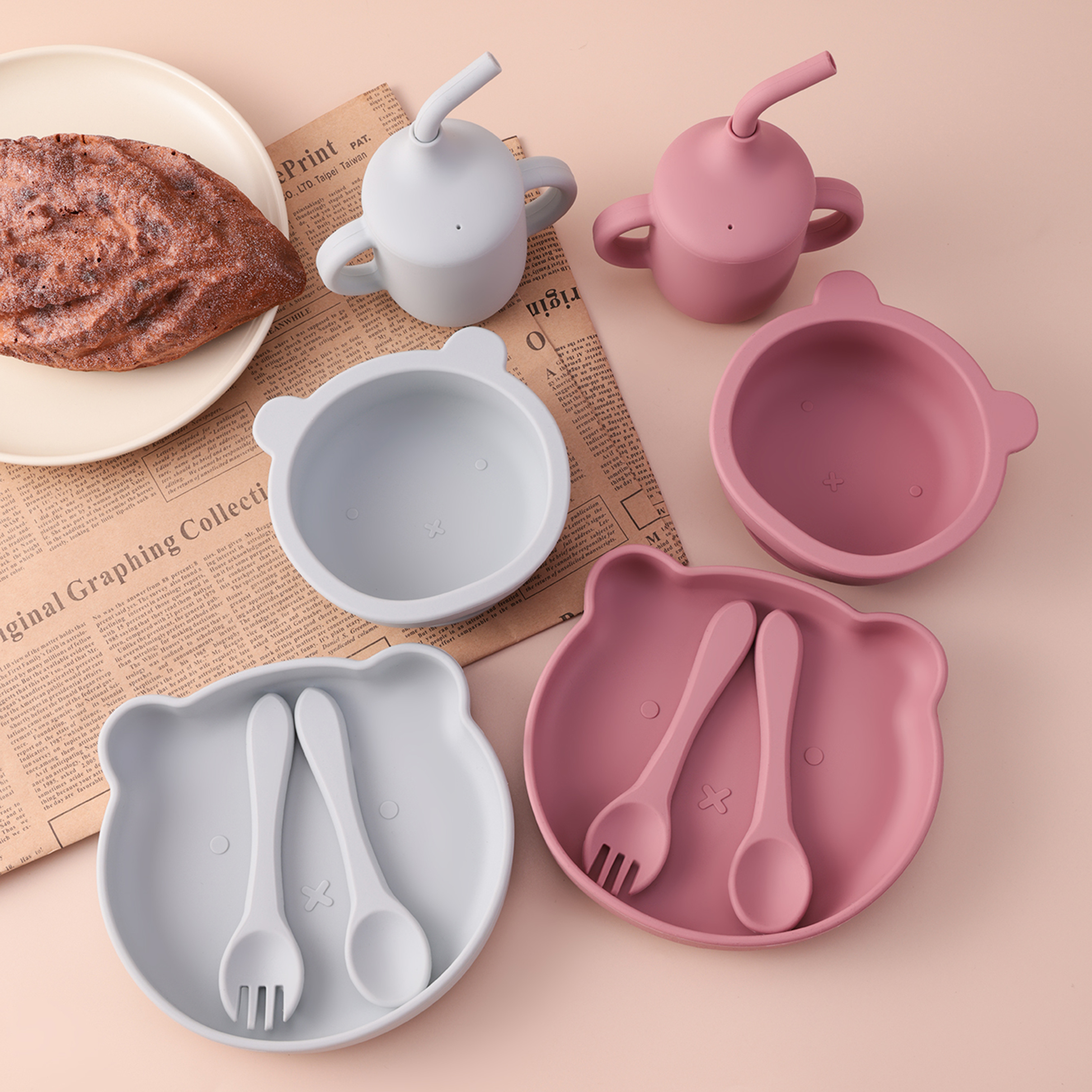 Color Kids 5PCS Silicone Feedi - Baby Food Feeder 评论和价格