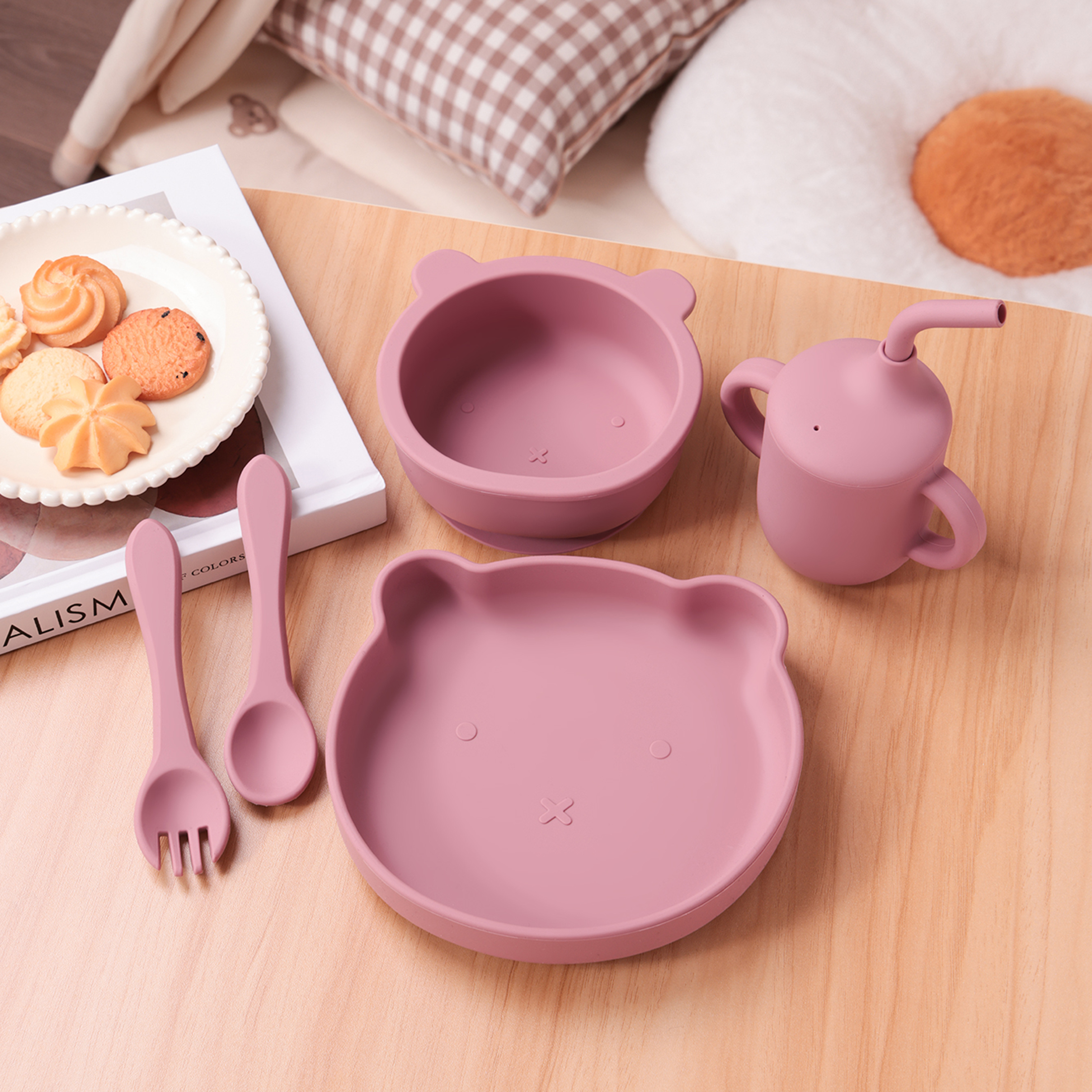 Color Kids 5PCS Silicone Feedi - Baby Food Feeder 评论和价格
