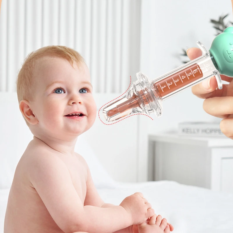 1PC Cute Bear Baby Dropper Fee - Baby Food Feeder 评论和价格