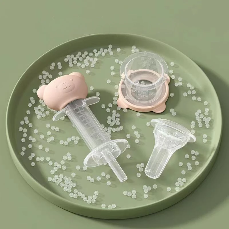 1PC Cute Bear Baby Dropper Fee - Baby Food Feeder 评论和价格