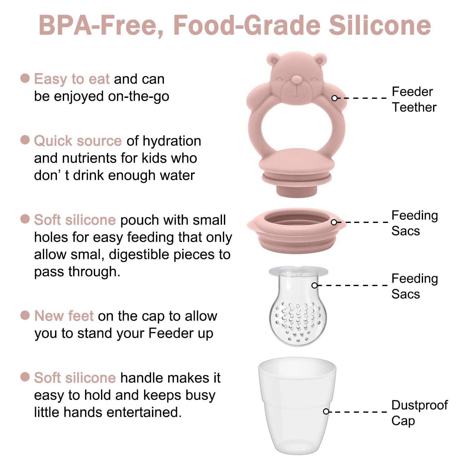 Baby Fruit & Food Feeder Pacif - Baby Food Feeder 评论和价格