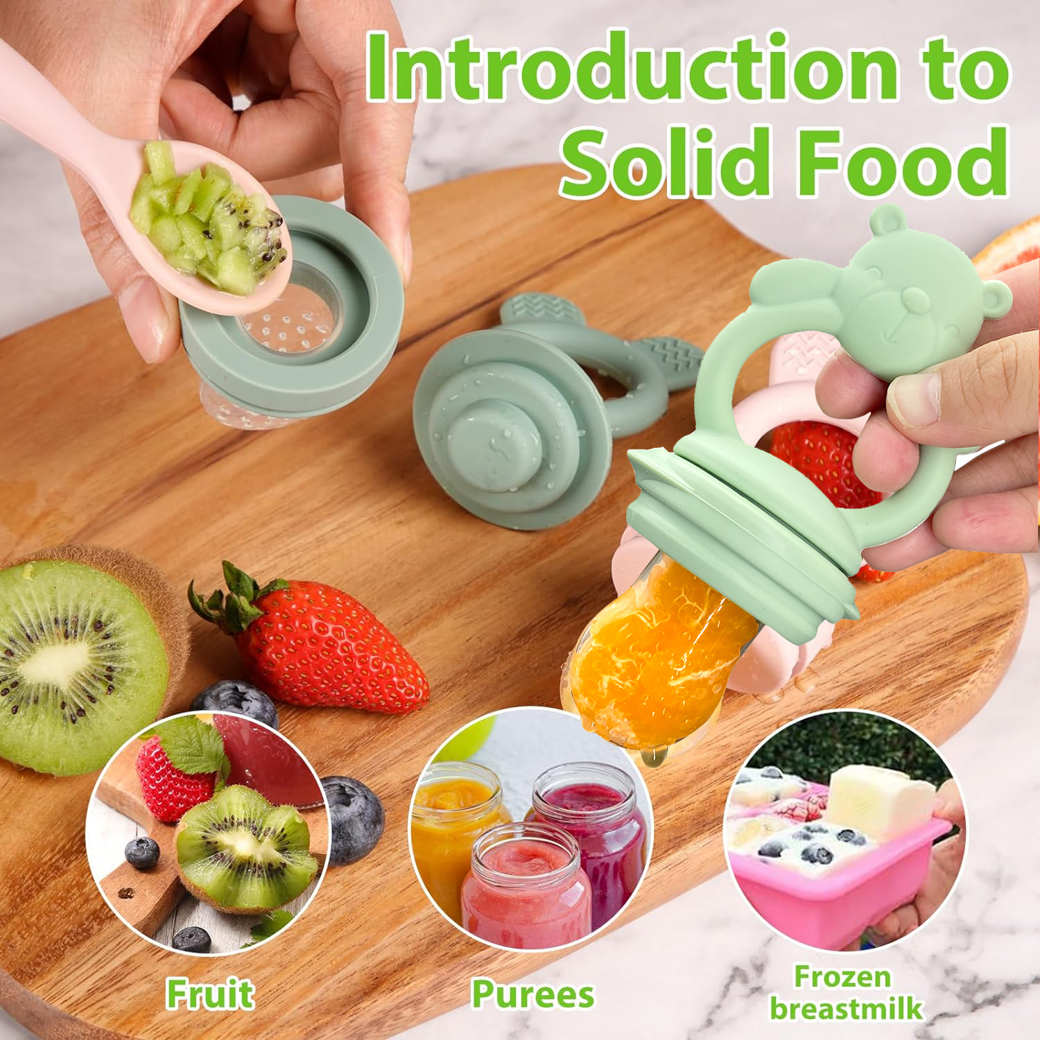 Baby Fruit & Food Feeder Pacif - Baby Food Feeder 评论和价格