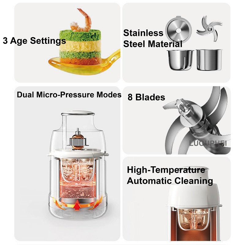 220V Baby Food Processor All-S - Baby Food Blender 评论和价格