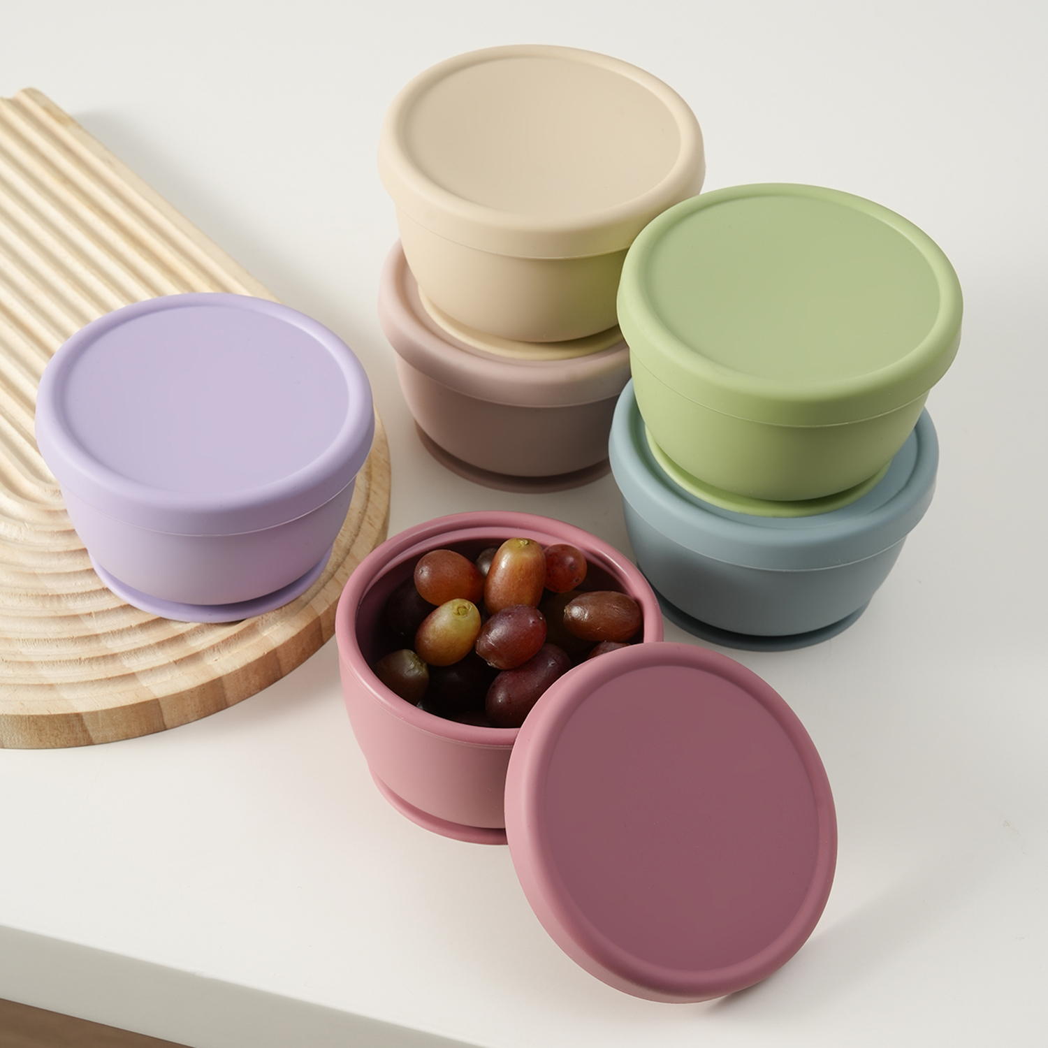 1PC Silicone Baby Feeding Bowl - Baby Food Hero 评论和价格