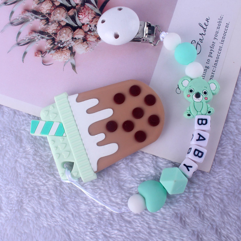 Free Personalized Name Baby Pa - Baby Food Teether 评论和价格