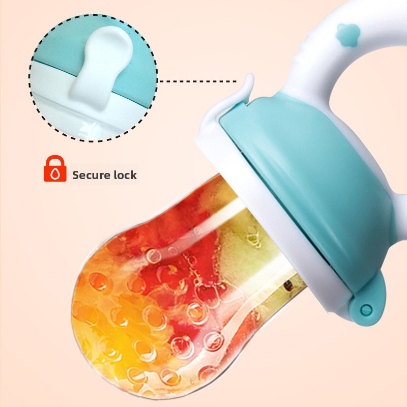 4pcs/set Silicone Fruit & Vege - Baby Food Teether 评论和价格