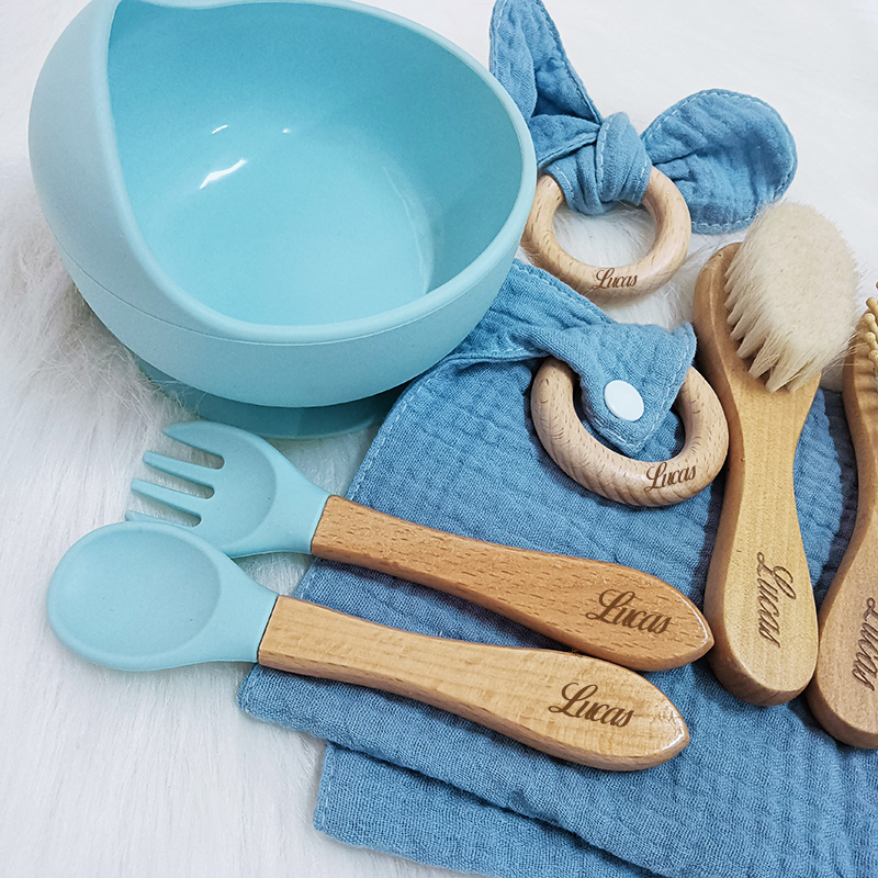 7PCS/Set Personalized Name Bab - Baby Food Feeder 评论和价格