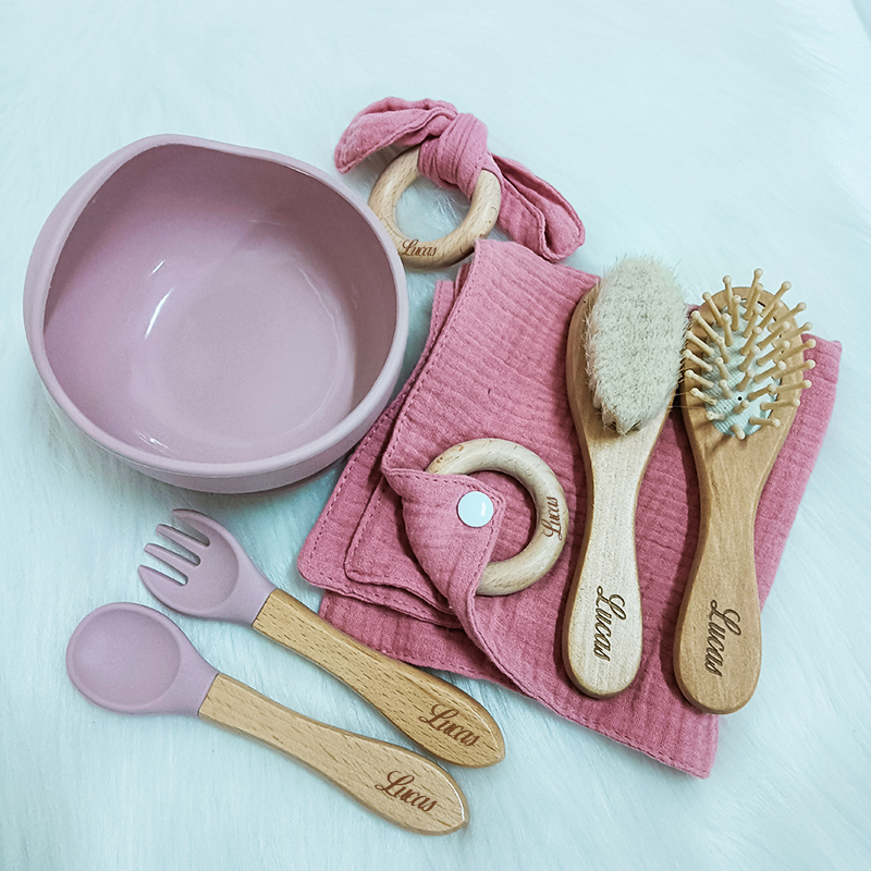 7PCS/Set Personalized Name Bab - Baby Food Feeder 评论和价格