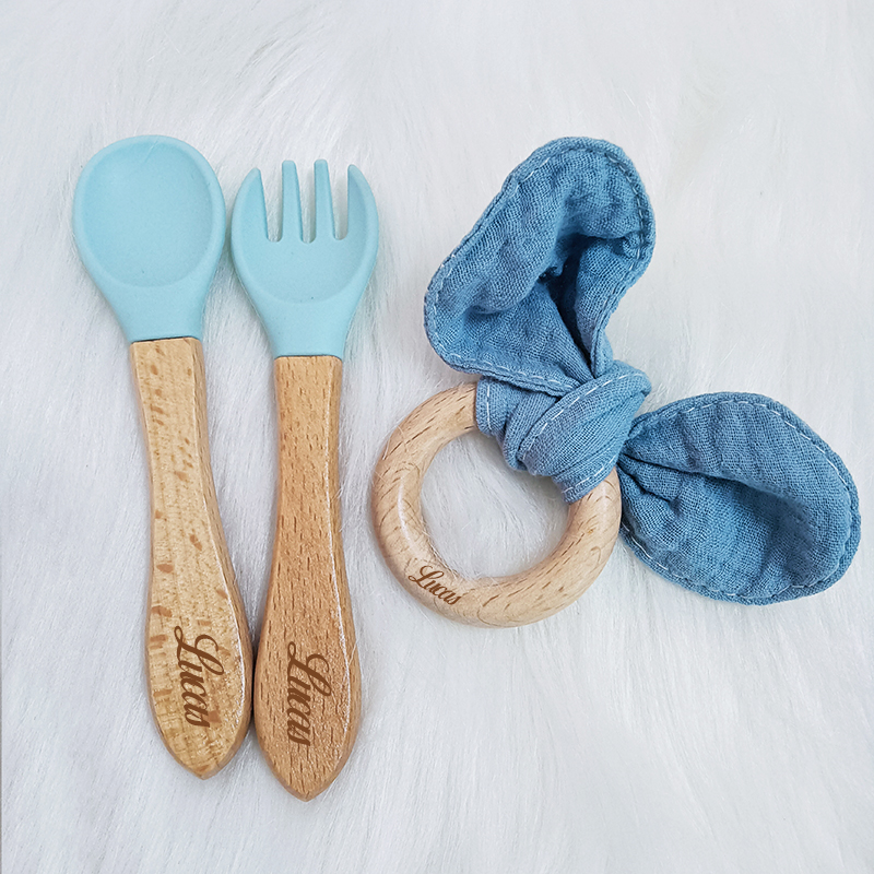 7PCS/Set Personalized Name Bab - Baby Food Feeder 评论和价格