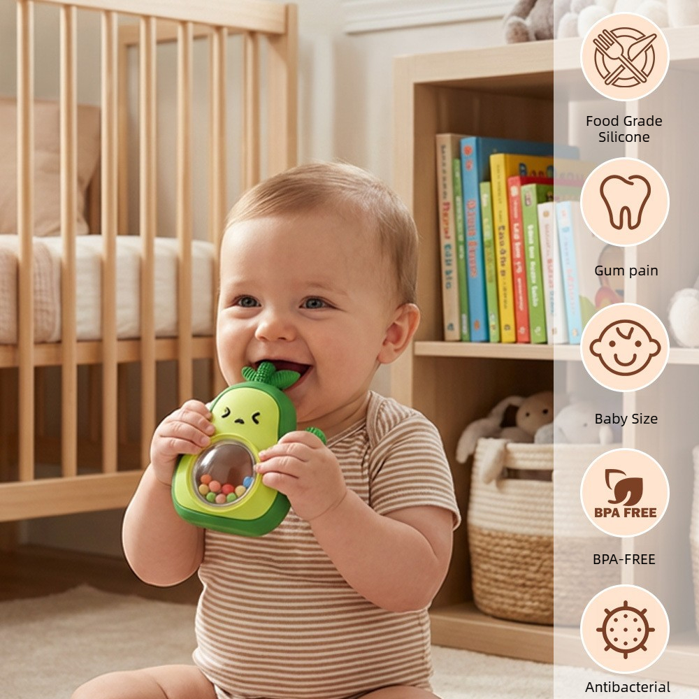 Avocado Baby Teether Food Grad - Baby Food With Avocado 评论和价格