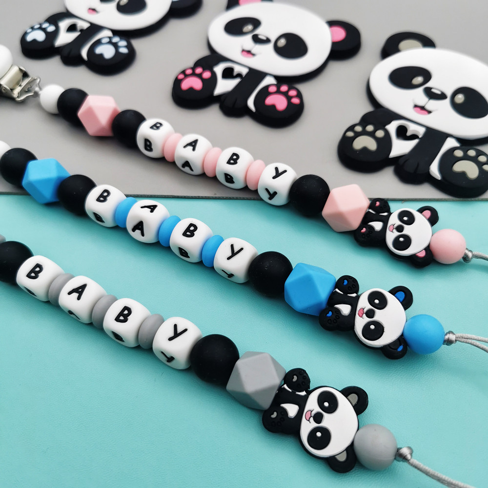 Panda Customized English Silic - Baby Food Teether 评论和价格