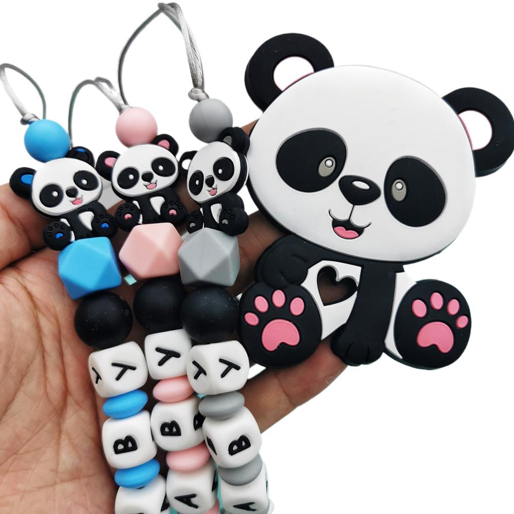 Panda Customized English Silic - Baby Food Teether 评论和价格