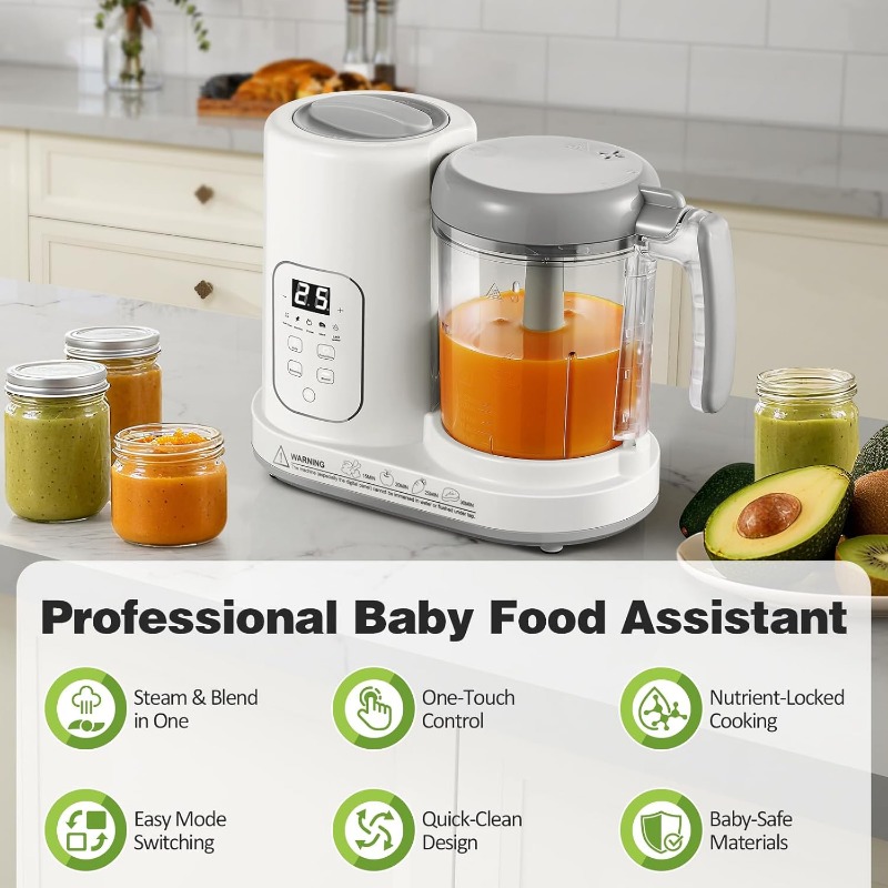 Baby Food Maker Steamer Blende - Baby Food Blender 评论和价格
