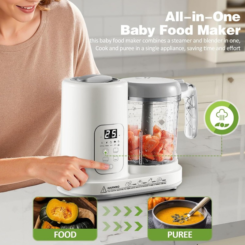 Baby Food Maker Steamer Blende - Baby Food Blender 评论和价格