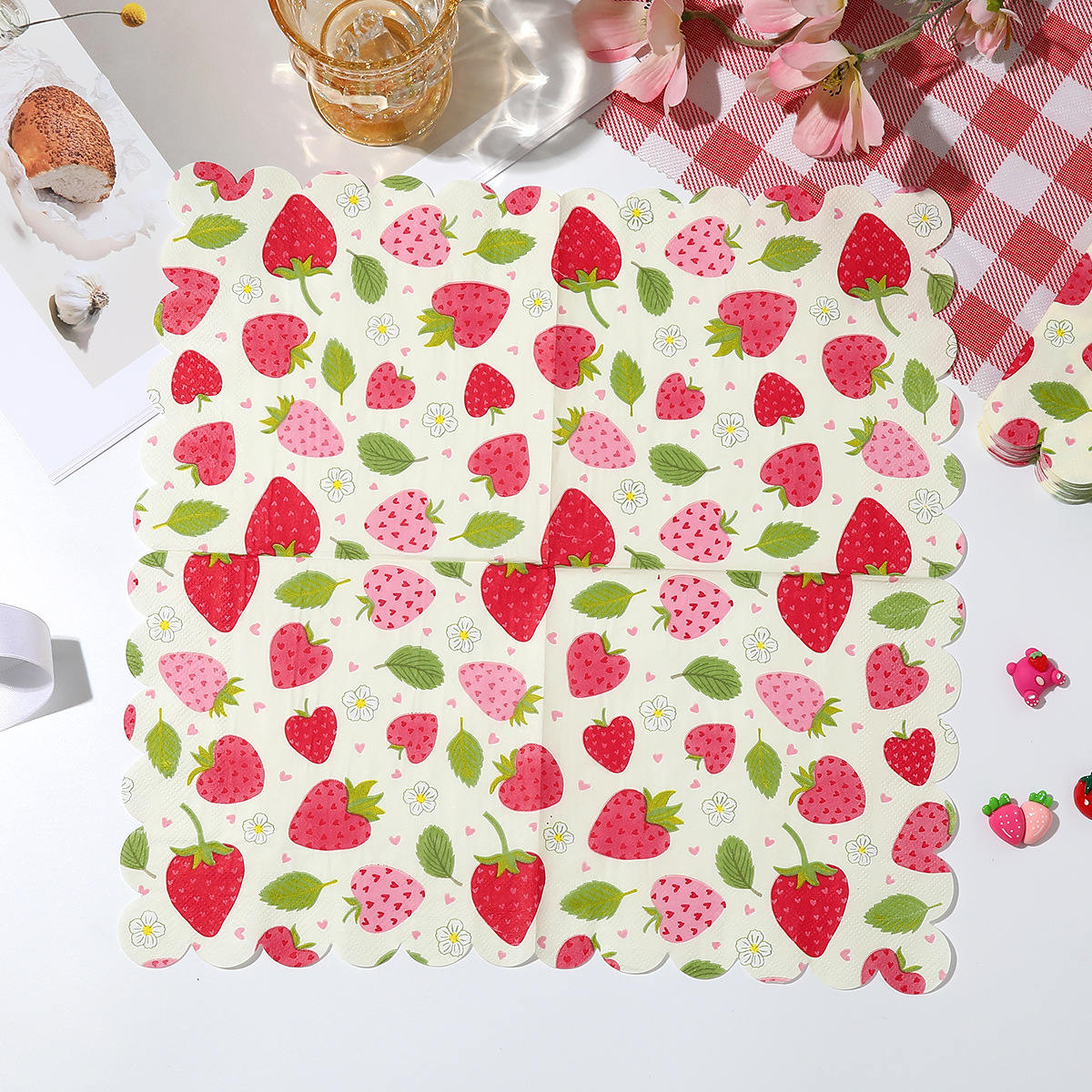 20Pcs/bag Sweet Strawberry The - Baby Food Pouches 评论和价格