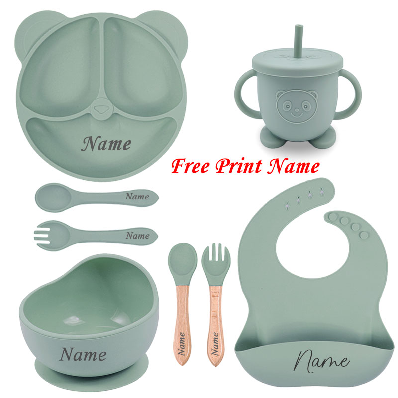 Silicone Bear Plate For Kids 8 - Baby Food Logo 评论和价格