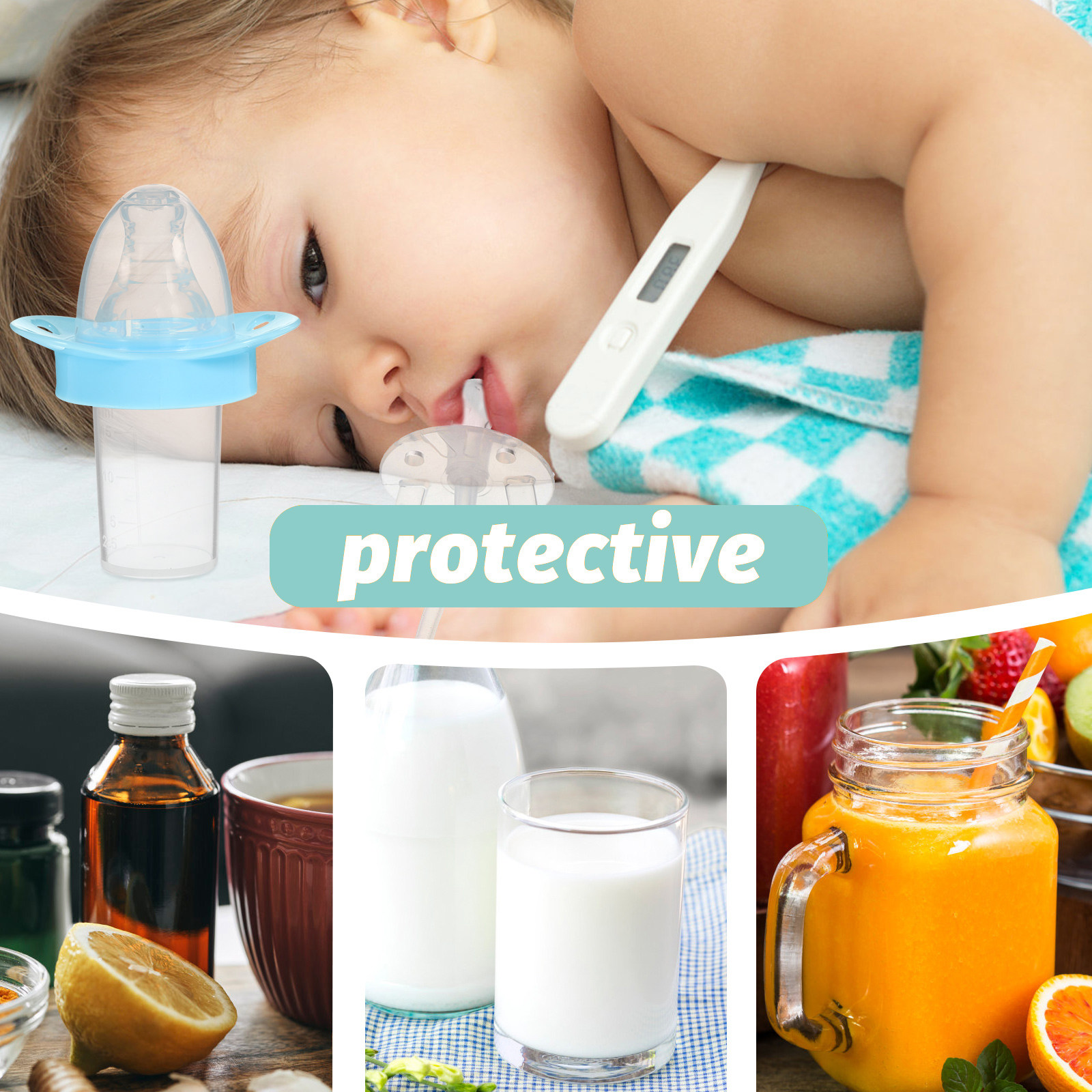 2pcs Baby Pacifier Feeder Medi - Baby Food Feeder 评论和价格