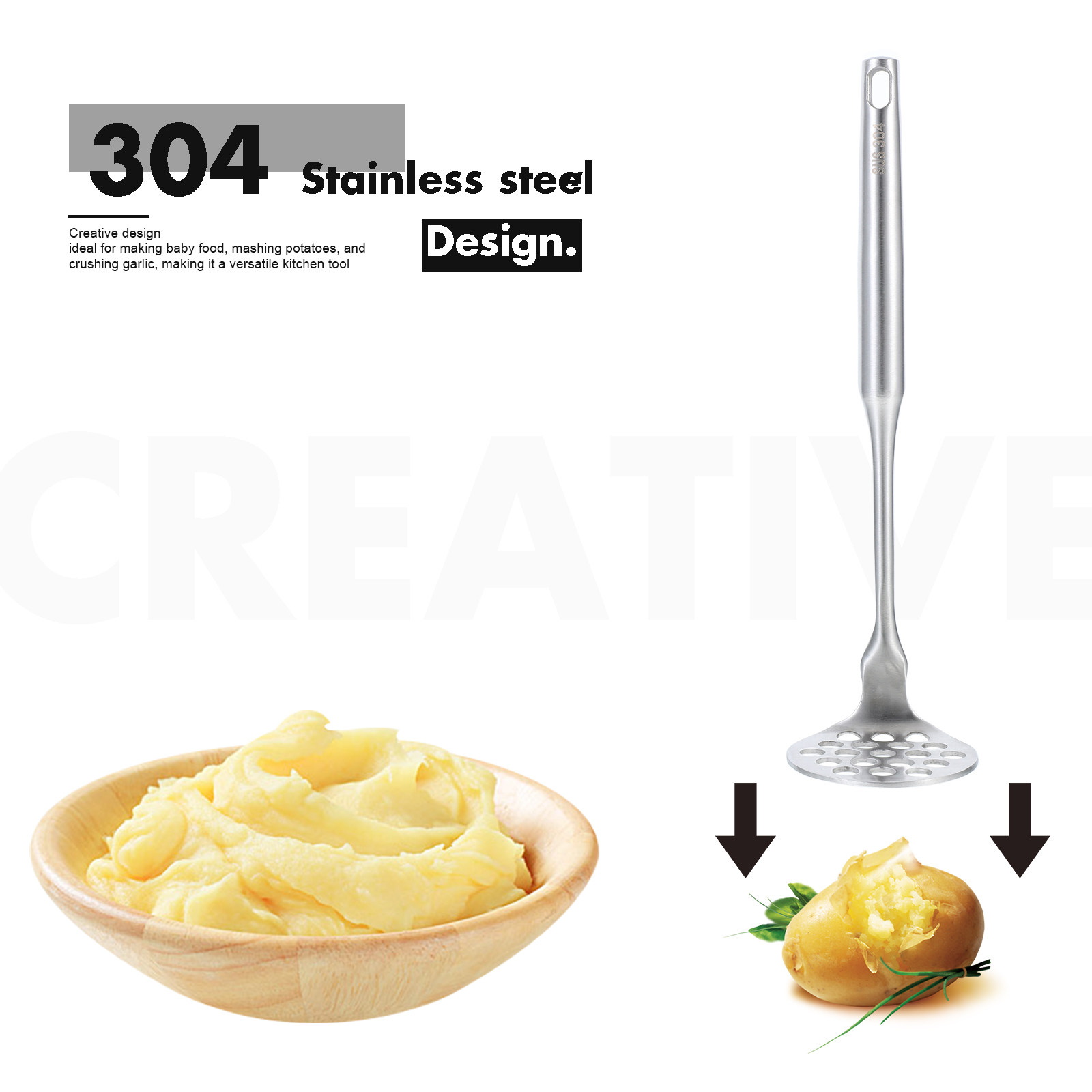 304 Stainless Steel Potato Ric - Baby Food With Avocado 评论和价格