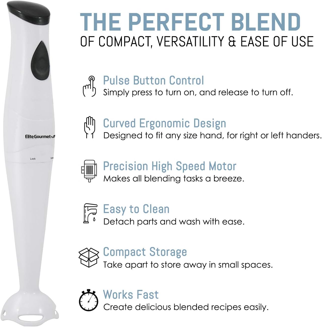 150W Immersion Hand Blender St - Baby Food Blender 评论和价格