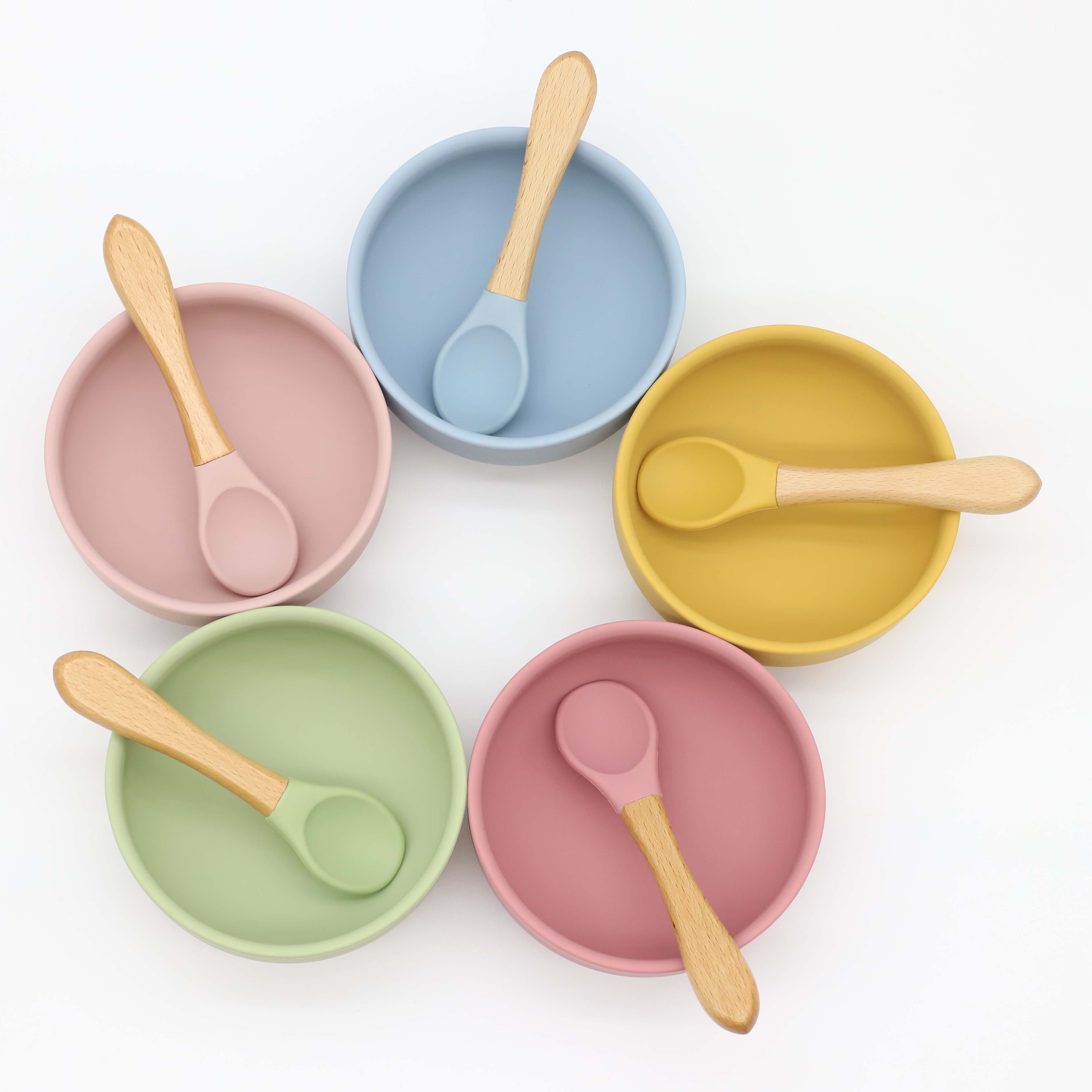 Silicone bowl with suction cup - Baby Food Feeder 评论和价格