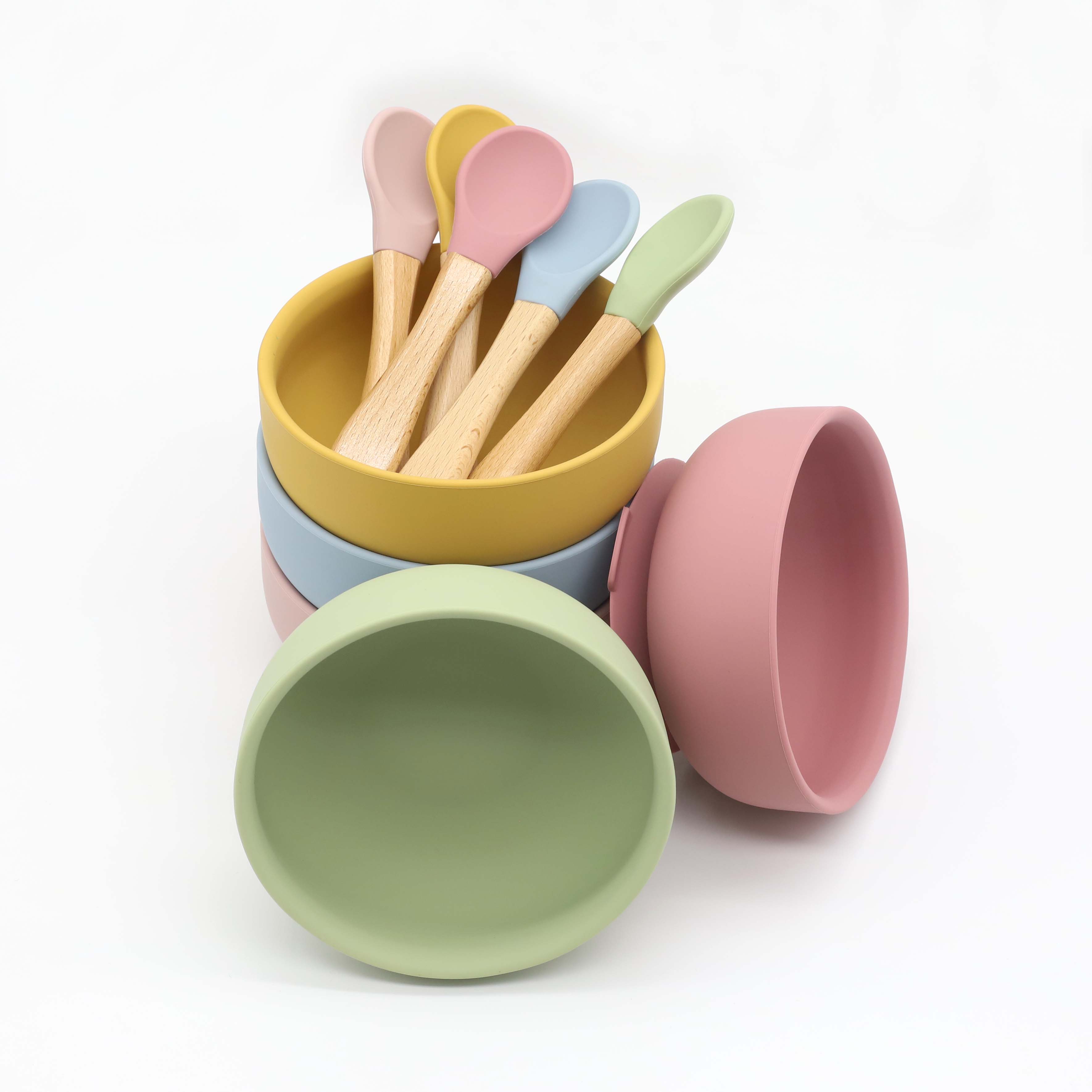 Silicone bowl with suction cup - Baby Food Feeder 评论和价格