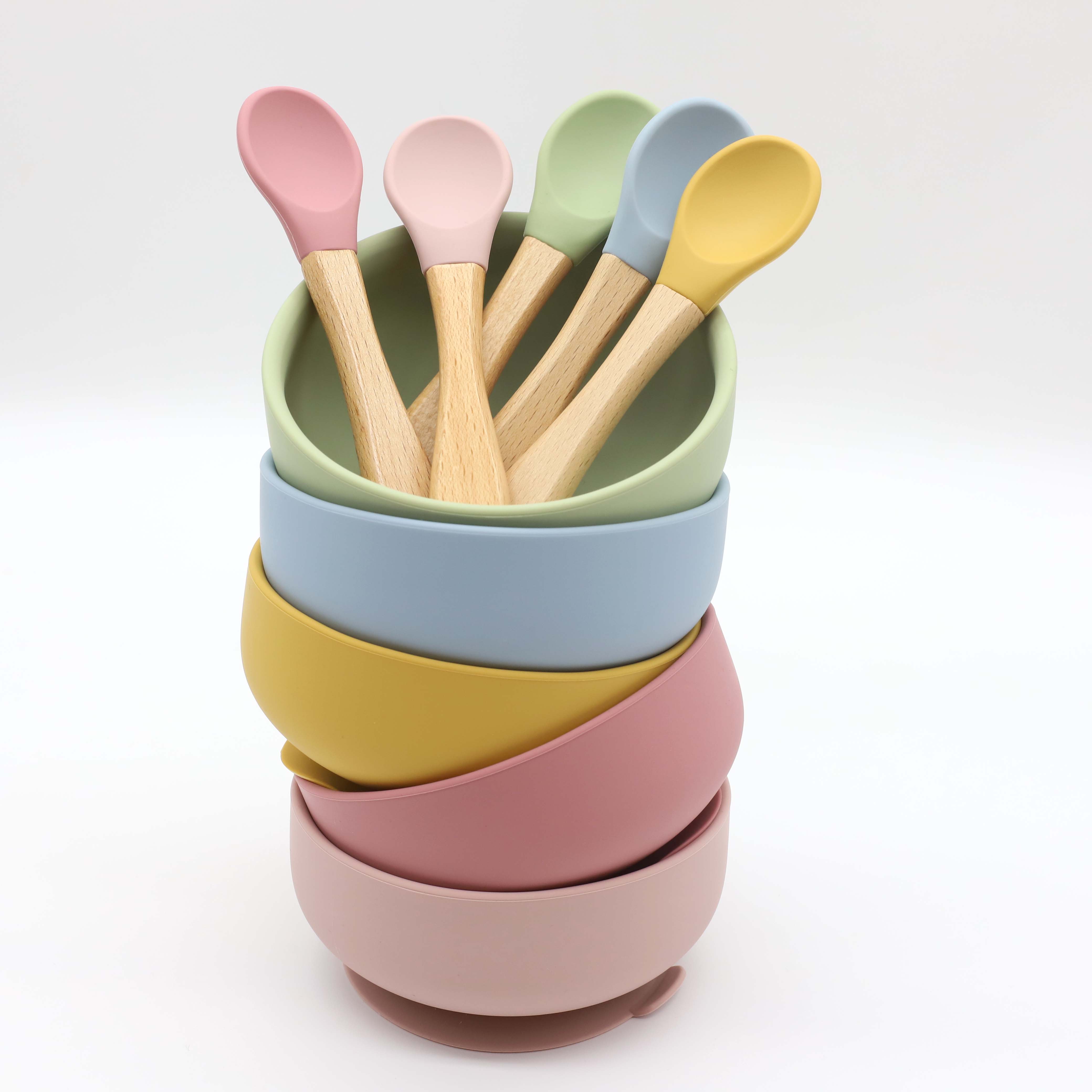 Silicone bowl with suction cup - Baby Food Feeder 评论和价格