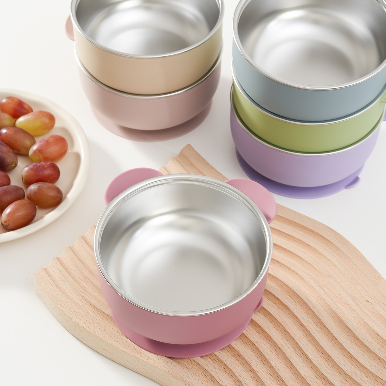 1PC Removable Silicone Stainle - Baby Food Feeder 评论和价格