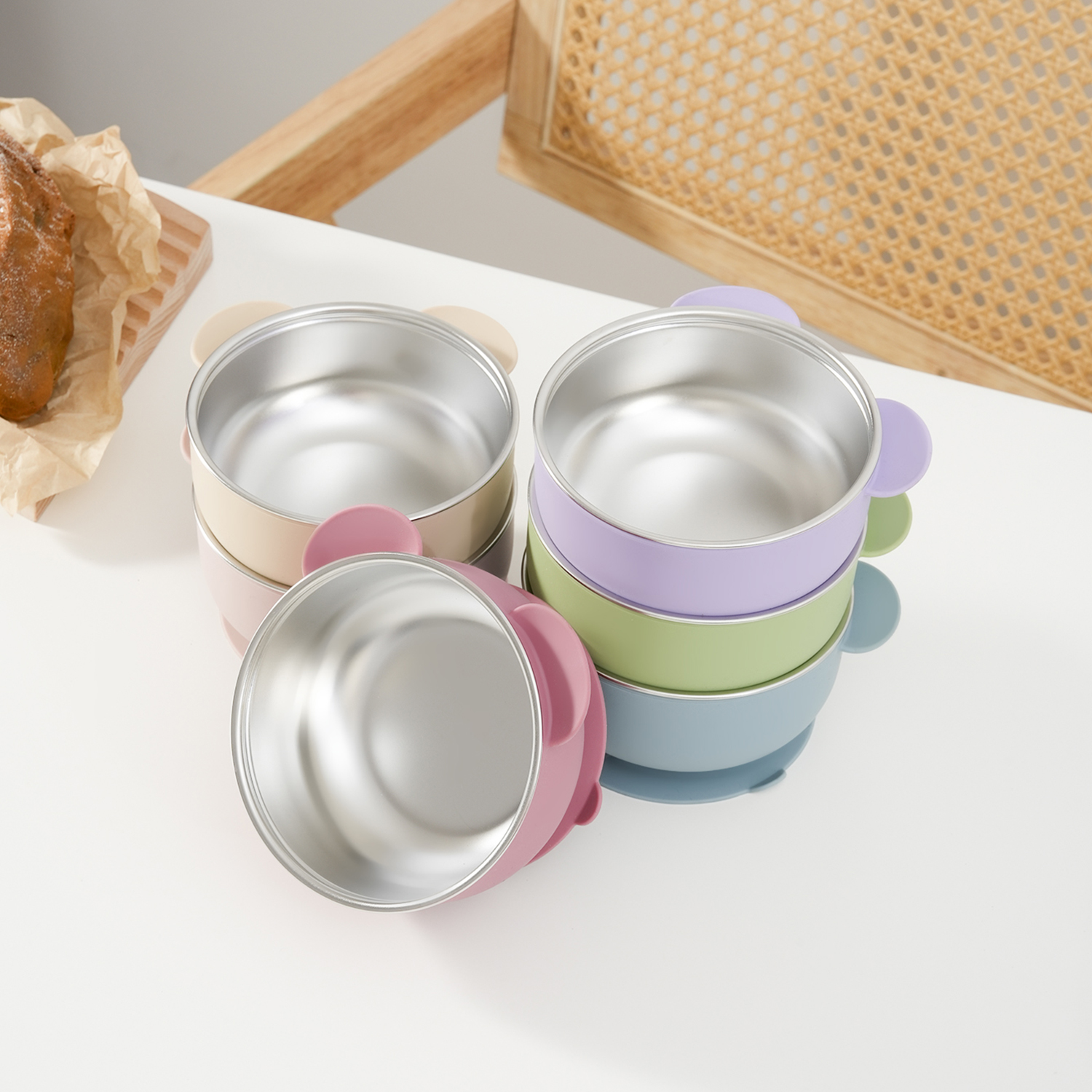 1PC Removable Silicone Stainle - Baby Food Feeder 评论和价格