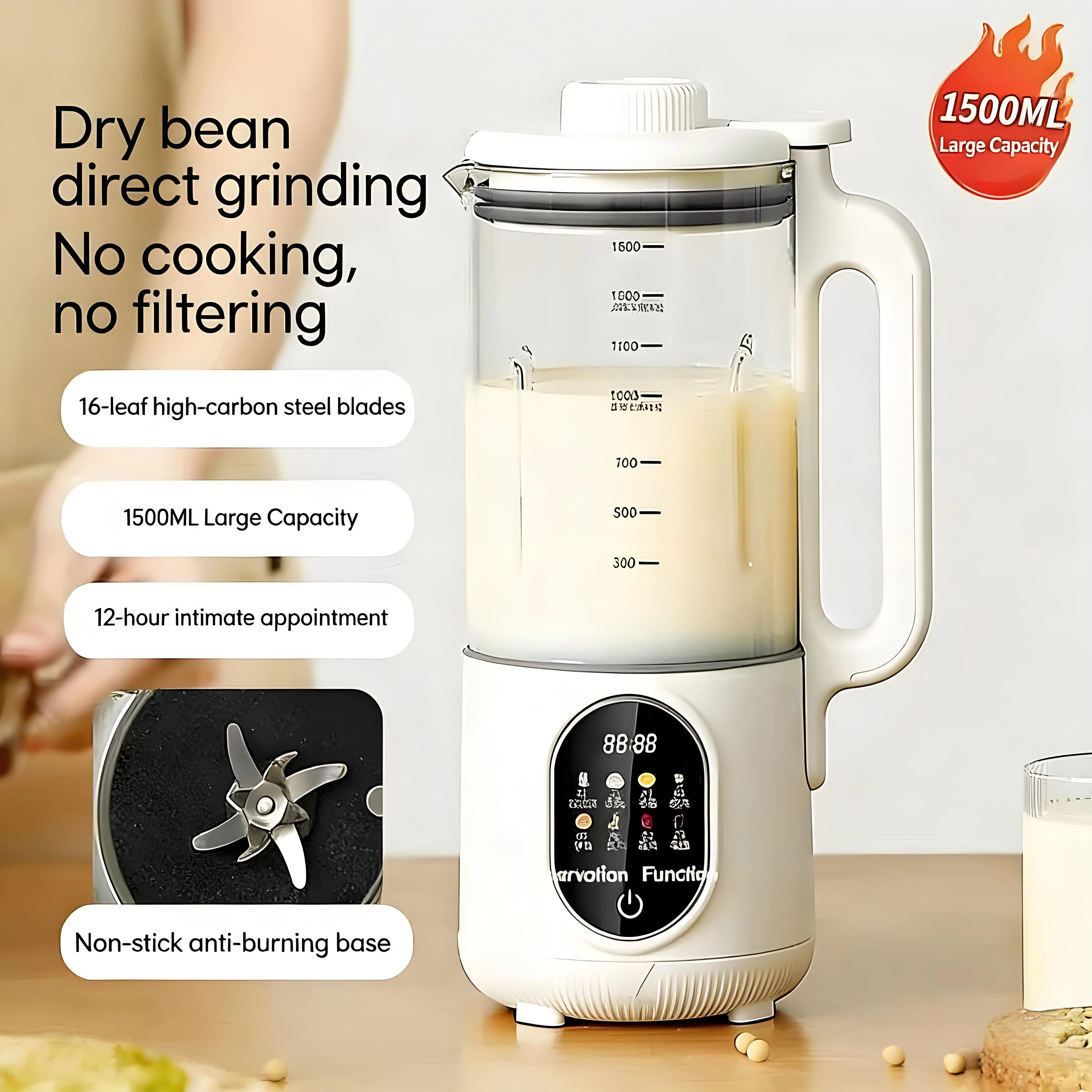 2-in-1 Multifunctional Soymilk - Baby Food Blender 评论和价格