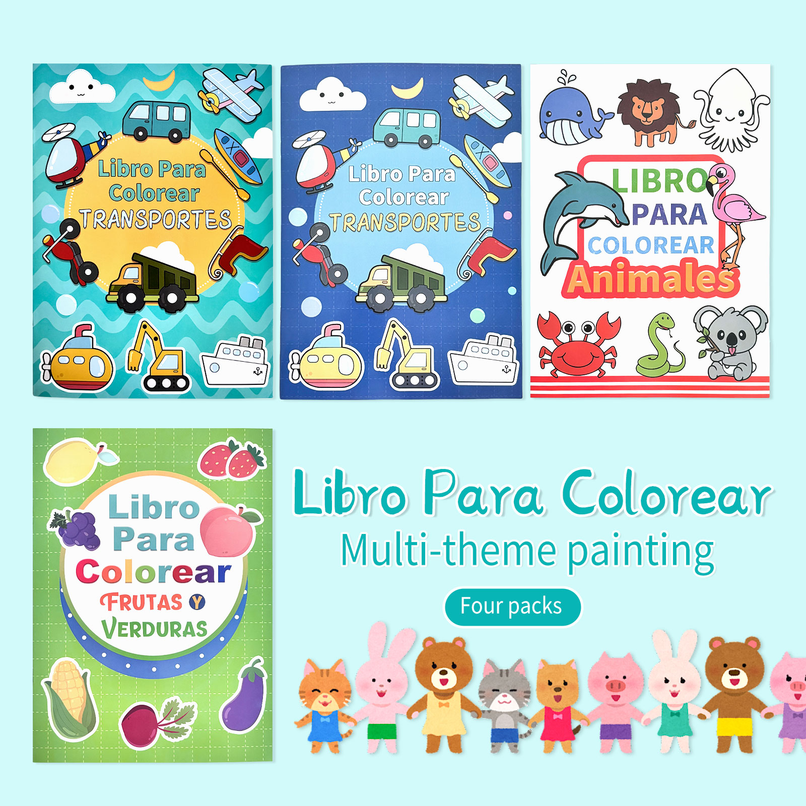4 Pack Spanish Vocabulary Colo - Baby Food Year Old 评论和价格