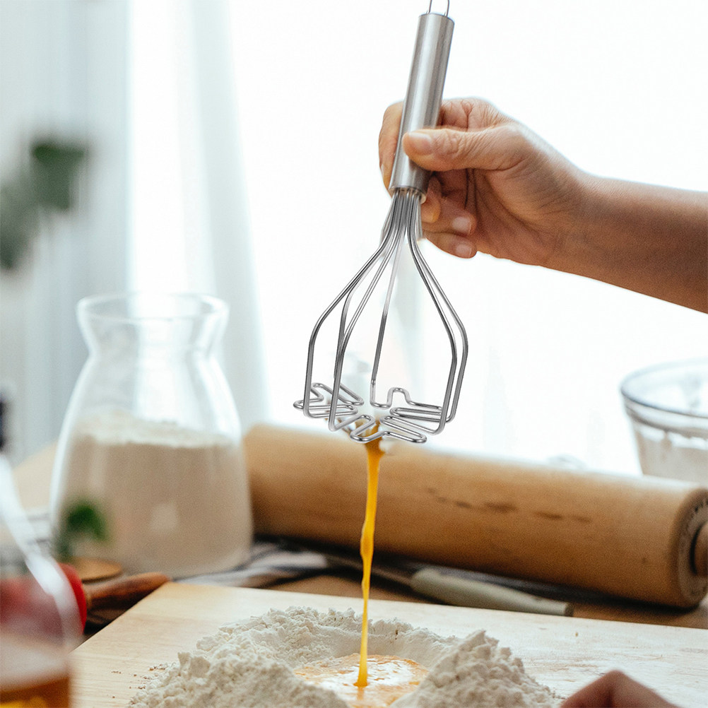 2Pcs Potato Masher Manual Pres - Baby Food With Avocado 评论和价格