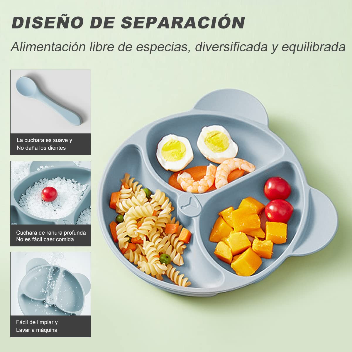 4PCS Baby Feeding Set with Bib - Baby Food Feeder 评论和价格